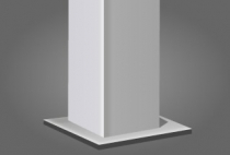 TIPO DA COLUNA DA MESA: Retangular (Base bacboo)